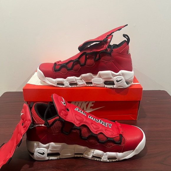 Nike, Air More Money, AJ2998 600, Red, White & Black - Picture 3 of 13
